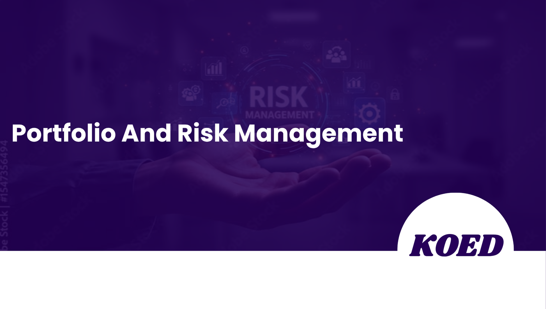 Portfolio And Risk Management Course